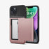 ACS04835 - iPhone 14 Pro Max Case Slim Armor CS in black showing the back
